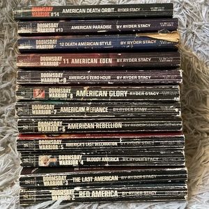 Doomsday Warrior book lot by Ryder Stacy